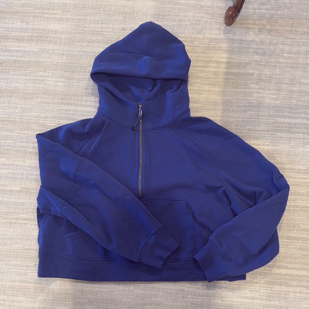Lululemon Blue Half-Zip Hoodie